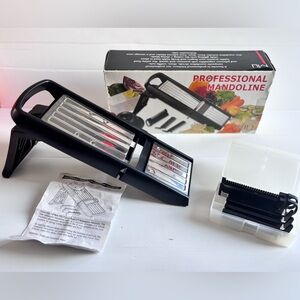MIU Professional Mandoline Slicer Set Adjustable Blades With Box No Guard
